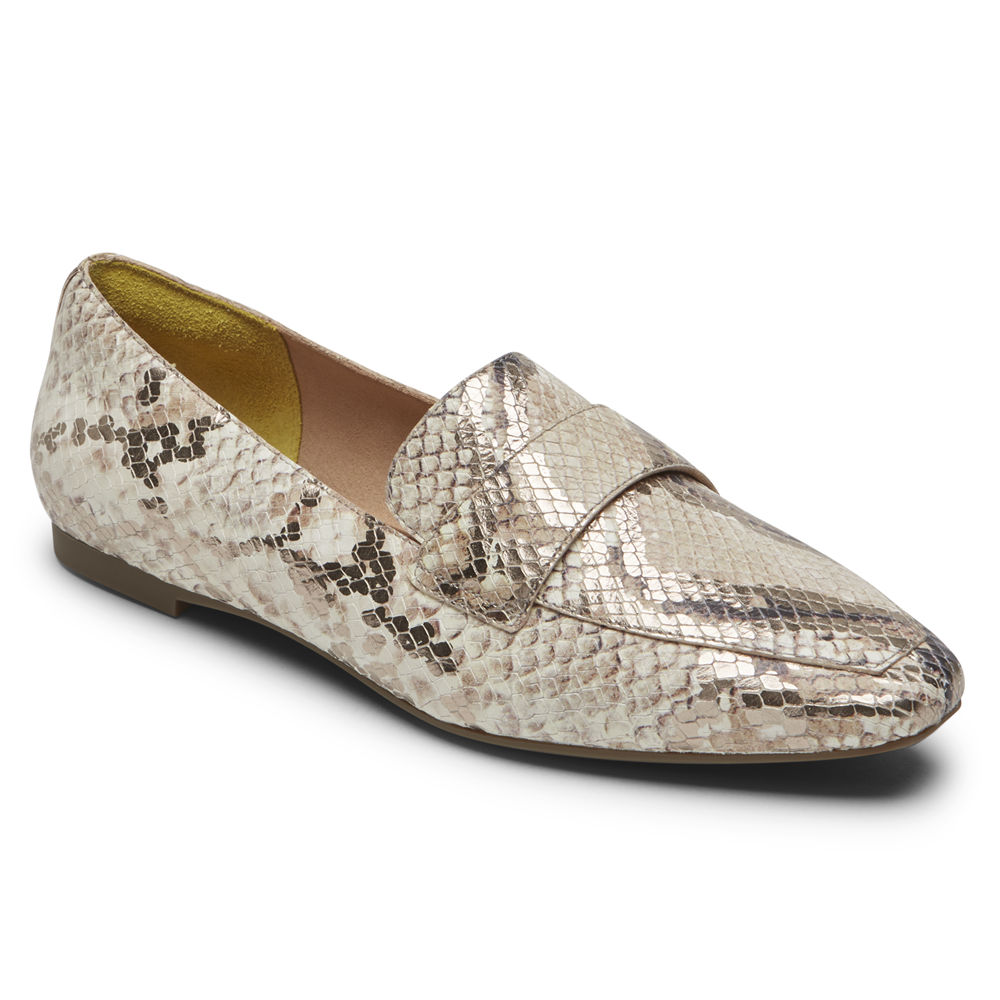 Rockport Loafers For Womens Beige - Total Motion Laylani - UZ8647091